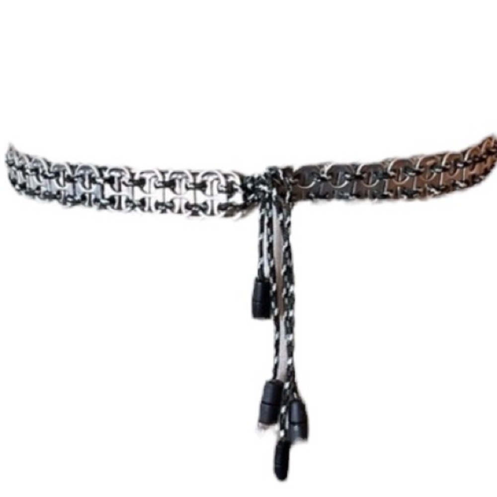 Handmade Unique Pop Soda Tab Belt Silver